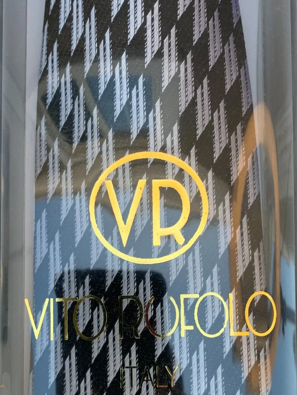 VITO RUFOLO 100% Silk Tie for Men Made in Italy 57